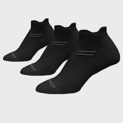 Run-In 3-Pack, Size: LG, color: Black