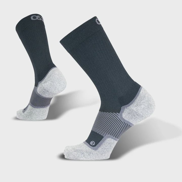 OS1st Wellness Performance Sock Crew / Pair, Size: S, color: Black