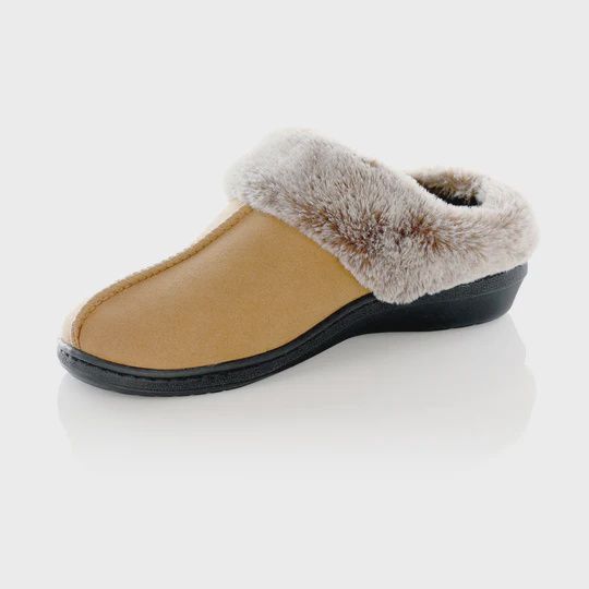PowerStep Archwear Clog Slipper F, Size: 6, color: Brown