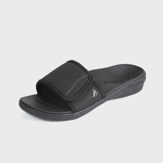 PowerStep Archwear Slides F, Size: 7, color: Black