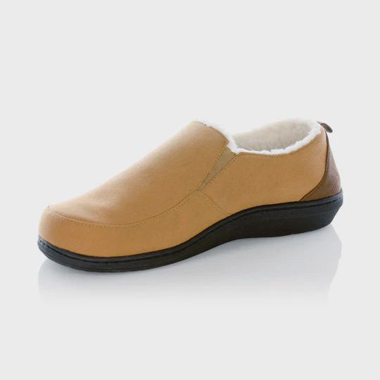 PowerStep Archwear Twin Gore Slipper M, Size: 8, color: Brown