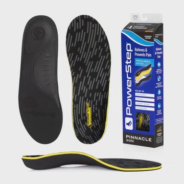 PowerStep Pinnacle Work Full Length Insole / Pair, Size: E (8-8.5)