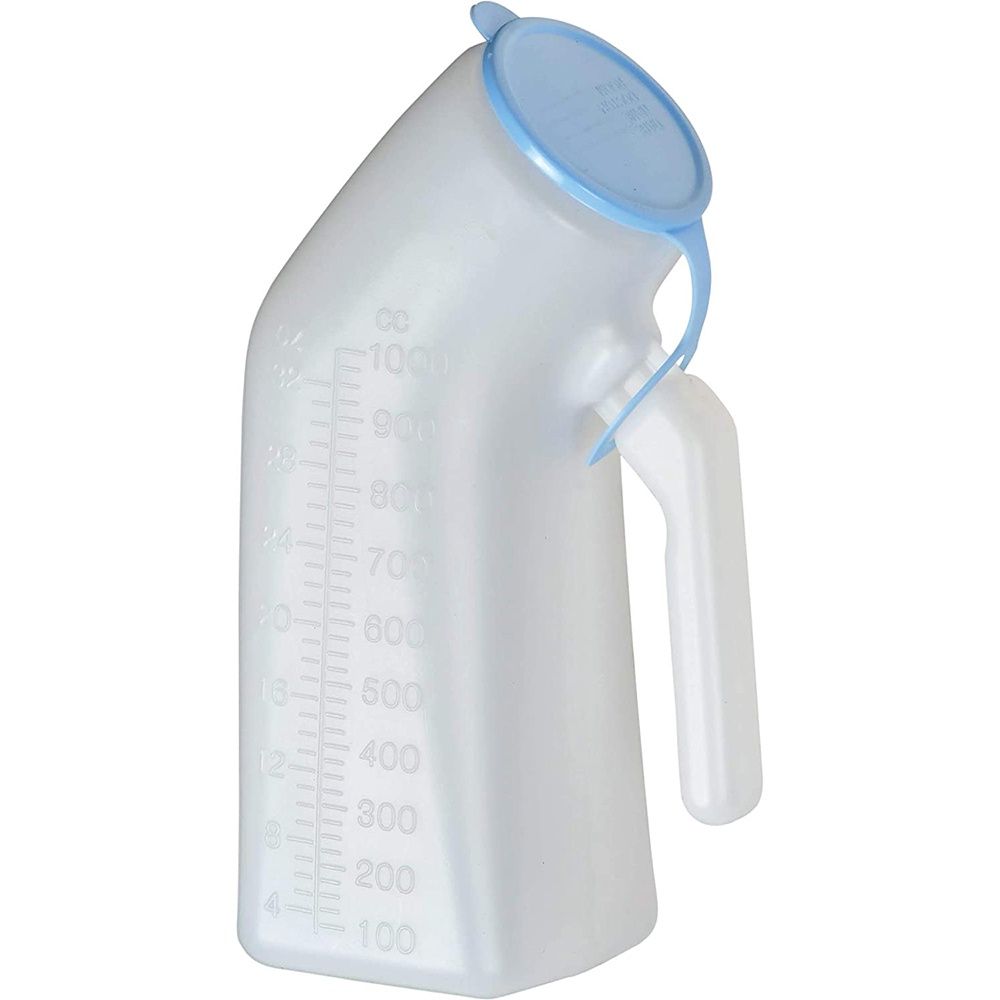 MALE URINAL W/CVR  RETAIL, Case Qty: 1/cs, Units: EACH, WT Cap: 0 lb.