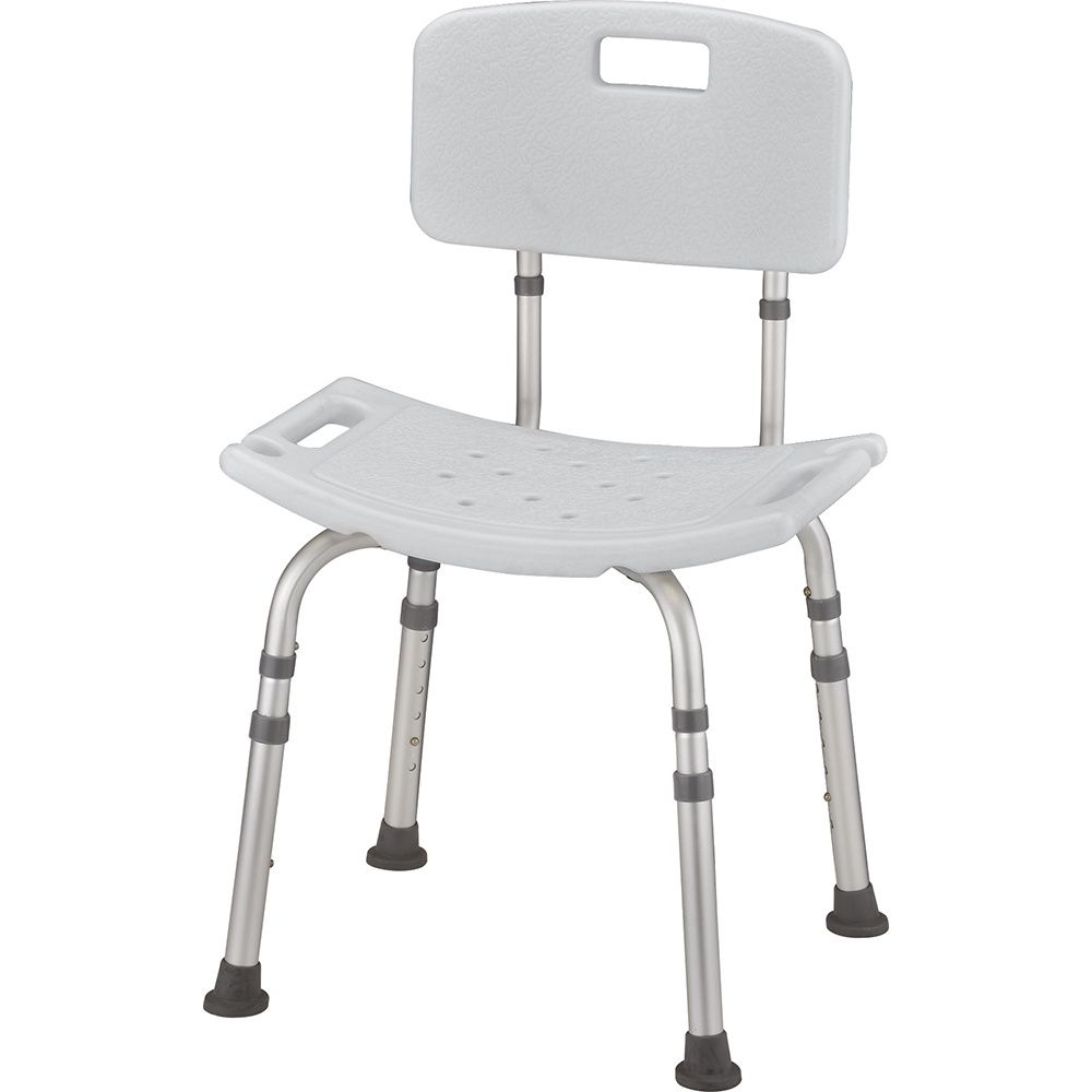BATH SEAT W/ BACK KD, Case Qty: 1/cs, Units: EACH, WT Cap: 300 lb.