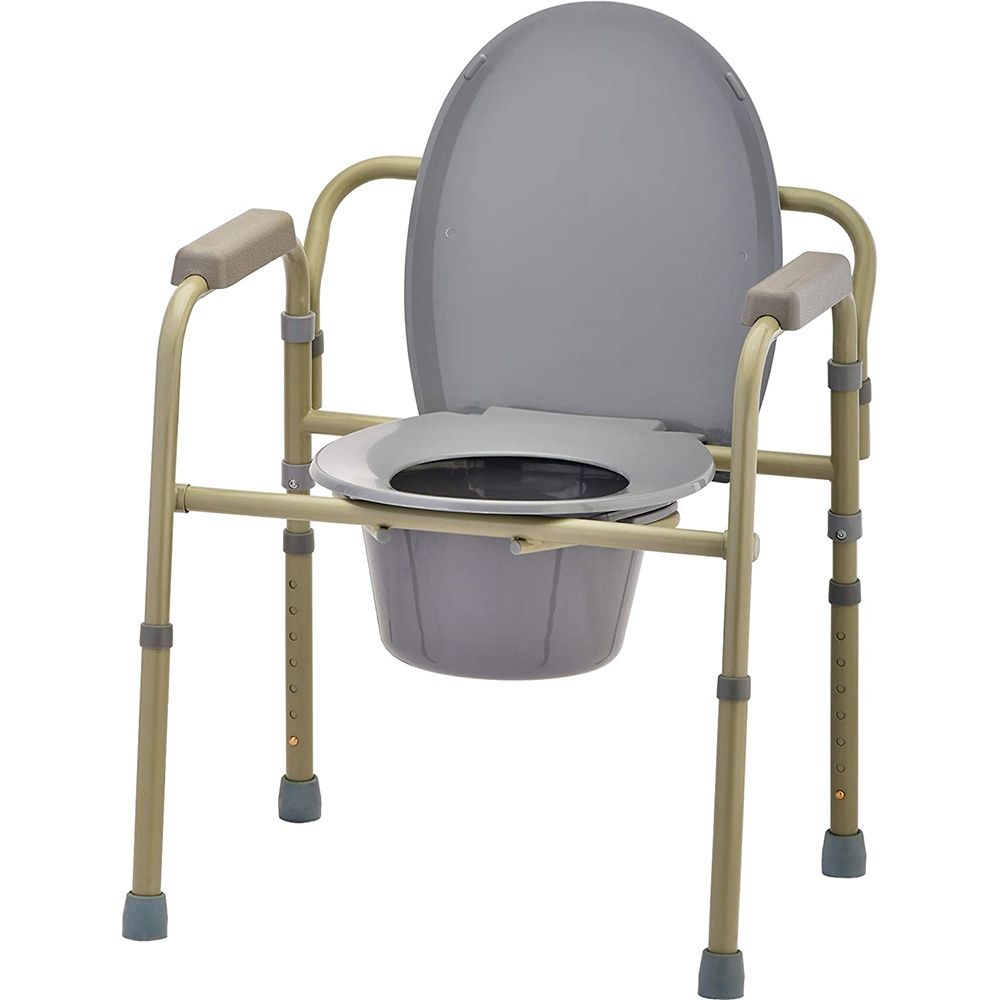 3 IN 1 COMMODE - FOLDABLE, Case Qty: 2/cs, Units: EACH, WT Cap: 300 lb.