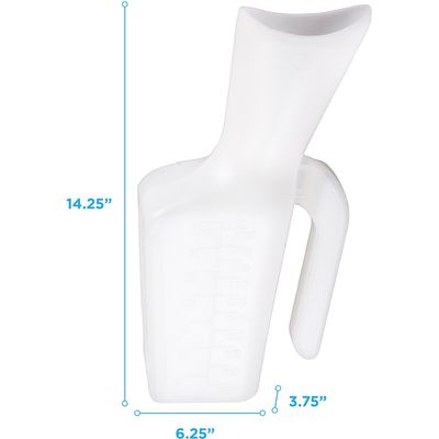 FEMALE URINAL 1000CC RETAIL