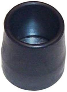 TIPS FOR 1&quot; WALKER BLACK PAIR, Case Qty: 1/cs, Units: PAIR, WT Cap: 0 lb.