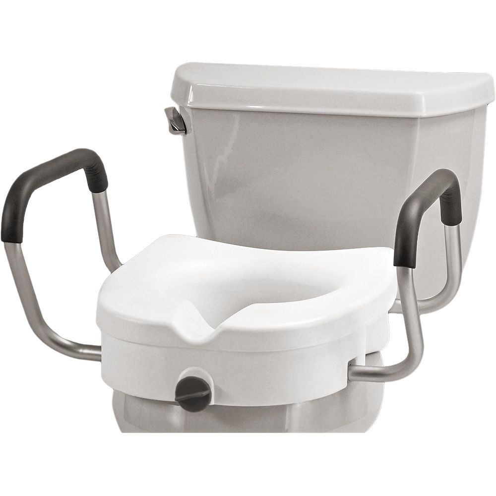 RAISED TLT SEAT 5&quot; ARMS-RETAIL 8351-R, Case Qty: 2/cs, Units: EACH, WT Cap: 300 lb.