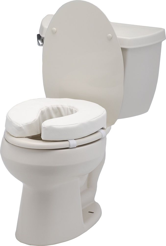 TOILET SEAT RISER PADDED 2&quot;, Case Qty: 1/cs, Units: EACH, WT Cap: 250 lb.