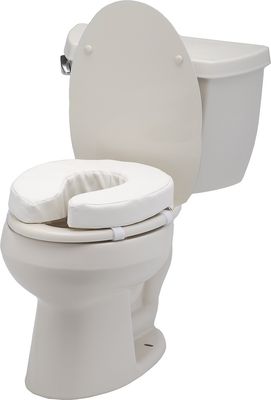 TOILET SEAT RISER PADDED 2&quot;