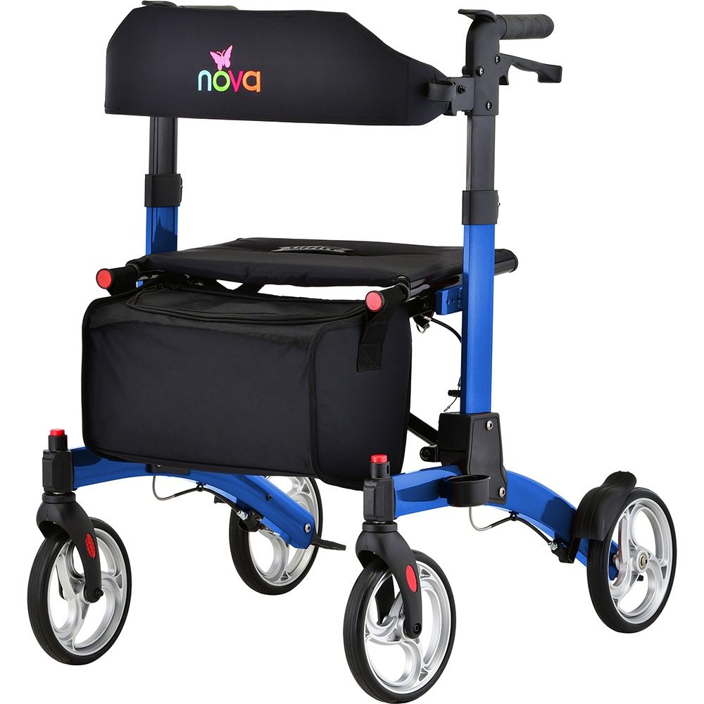 MONARCH ROLLATOR BLUE, Case Qty: 1/cs, Units: EACH, WT Cap: 300 lb.
