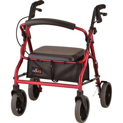 ZOOM 18 ROLLING WALKER RED