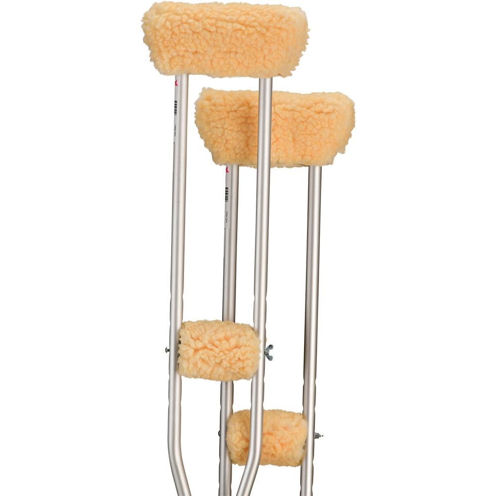 CRUTCH COVERSET HAND&amp;UA FLEECE, Case Qty: 1/cs, Units: EACH, WT Cap: 0 lb.