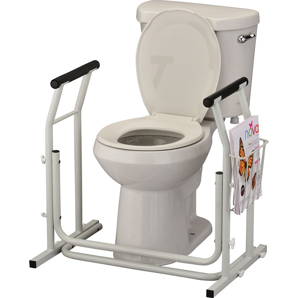 TOILET SAFETY SUPPORT FRAME, Case Qty: 2/cs, Units: EACH, WT Cap: 300 lb.