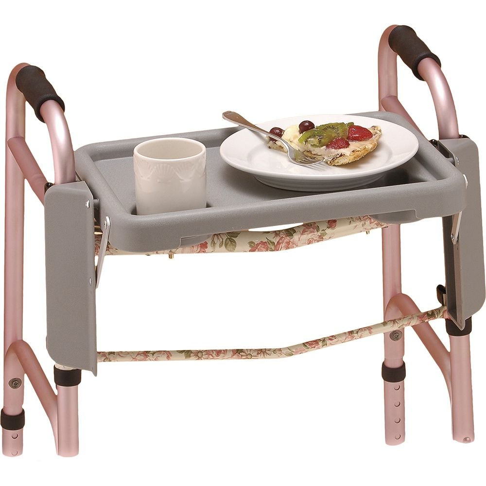 TRAY FOR 1&quot; FOLDING WALKER, Case Qty: 1/cs, Units: EACH, WT Cap: 0 lb.