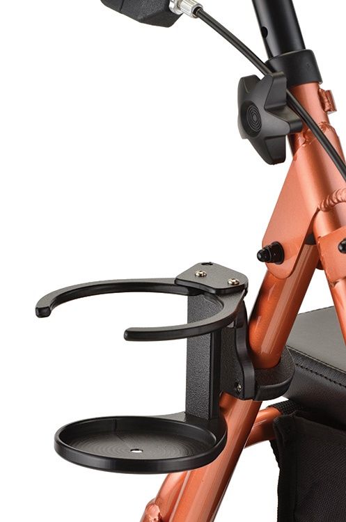 SWIVEL CUP HOLDER FOR WALKER, Case Qty: 1/cs, Units: EACH, WT Cap: 0 lb.