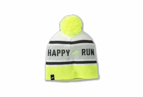Heritage Pom Beanie, Size: OSFA, color: Run Happy White