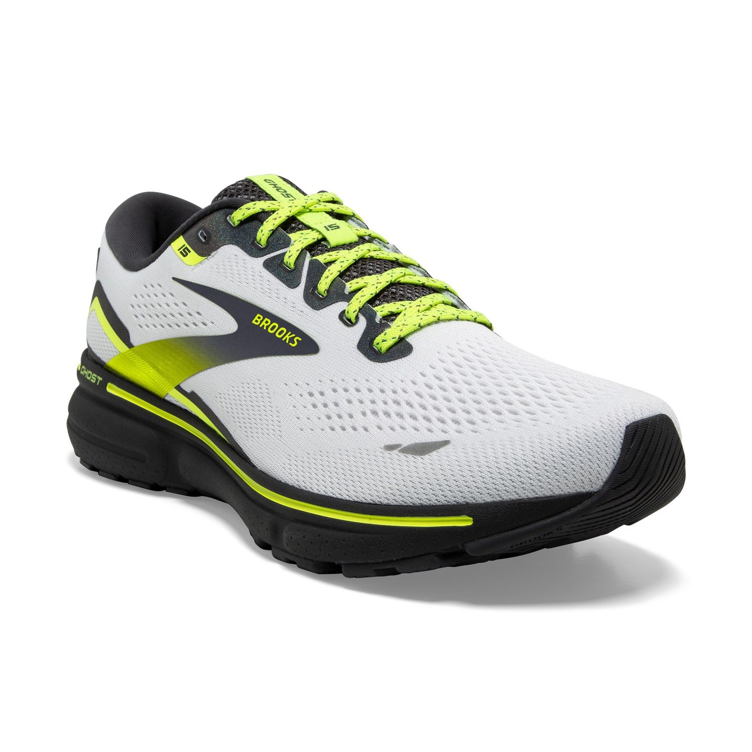 Ghost 15 F, Size: 5.5, color: Ebony/White/Nightlife, Dimension: B