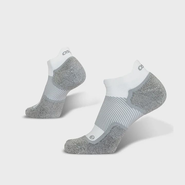 OS1st Wide Wellness Performance Socks No Show / Pair, Size: S, color: WHITE