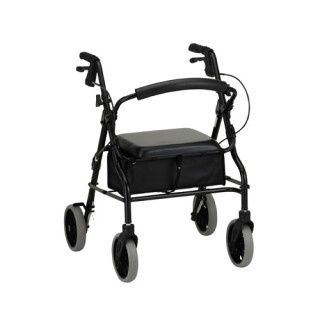 ZOOM 20 ROLLING WALKER BLACK, Case Qty: 1/cs, Units: EACH, WT Cap: 300 lb.