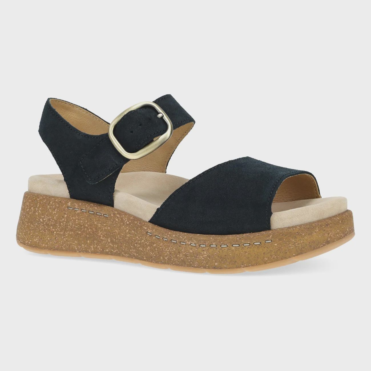 Bianca Black Burnished Suede, Size: 36