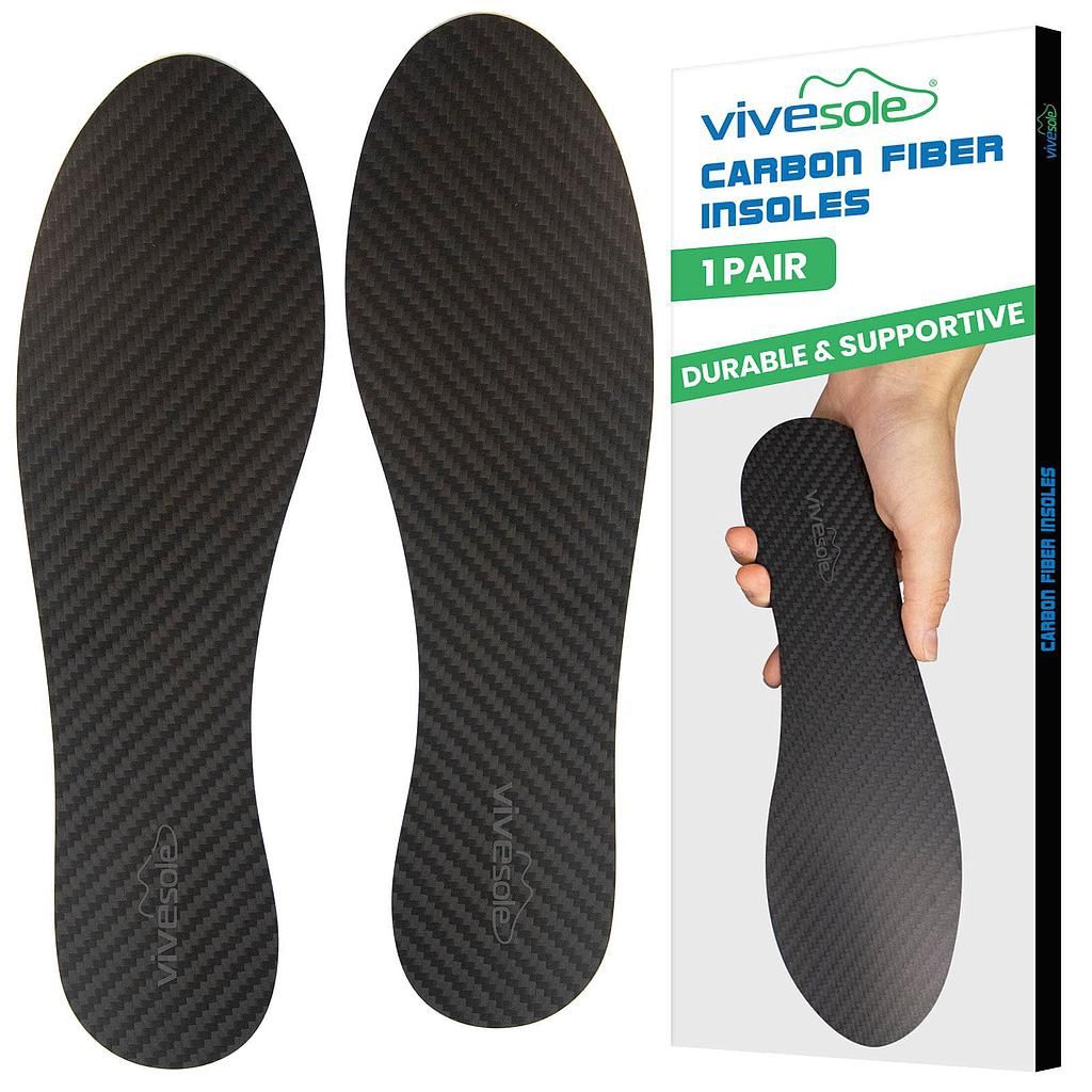 Carbon Fiber Insoles, Size: XS