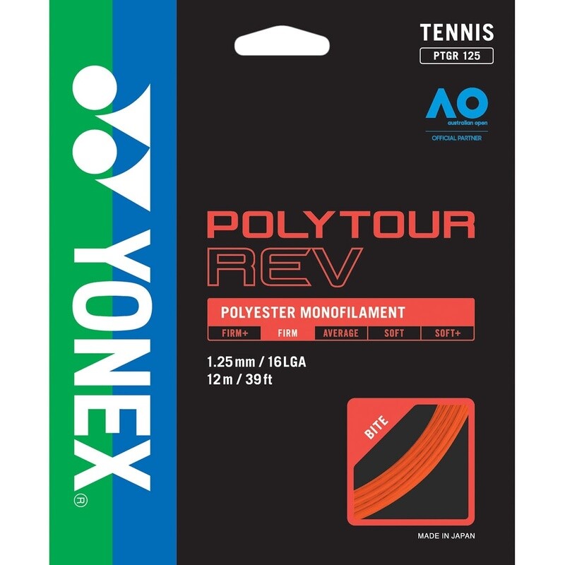 YONEX STRING POLYTOUR REV SET YONEX STRING POLYTOUR REV SET