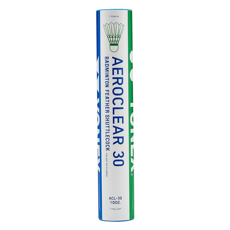 YONEX SHUTTLECOCK FEATHER AEROCLEAR 30 (12) YONEX SHUTTLECOCK FEATHER AEROCLEAR 30 (12)