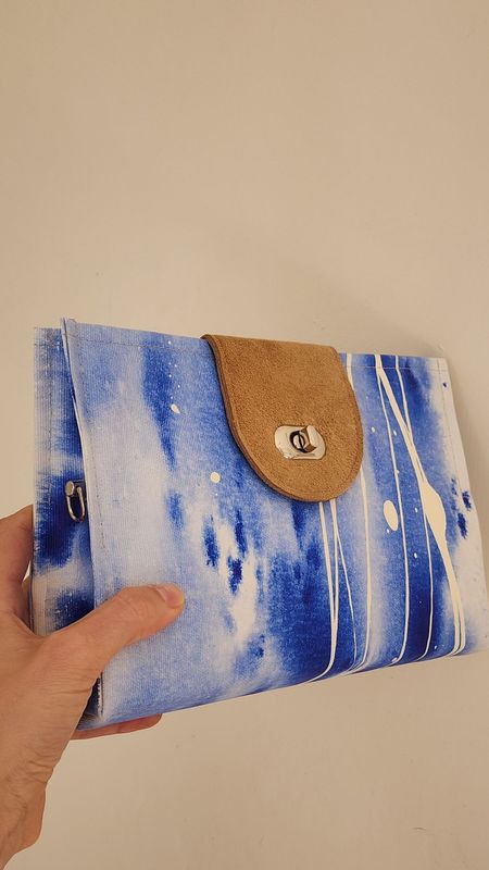 Handmade Artbag from painted canvas