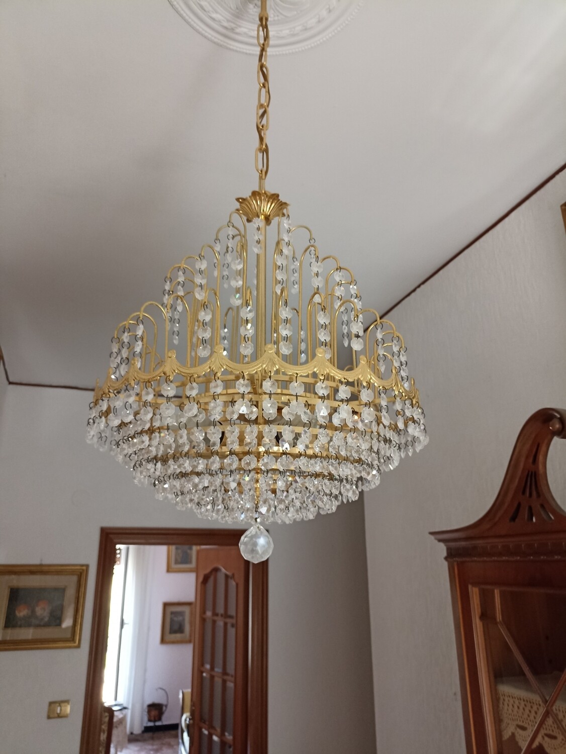 Lampadario goccia grande