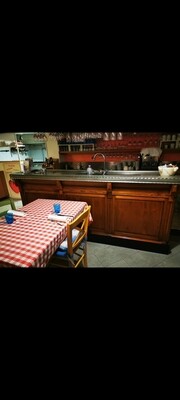Bancone antico da bar