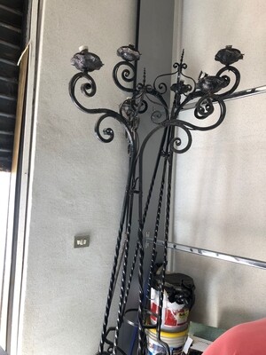 Lampade in ferro antiche