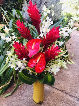 Bamboo Hearts Arrangement