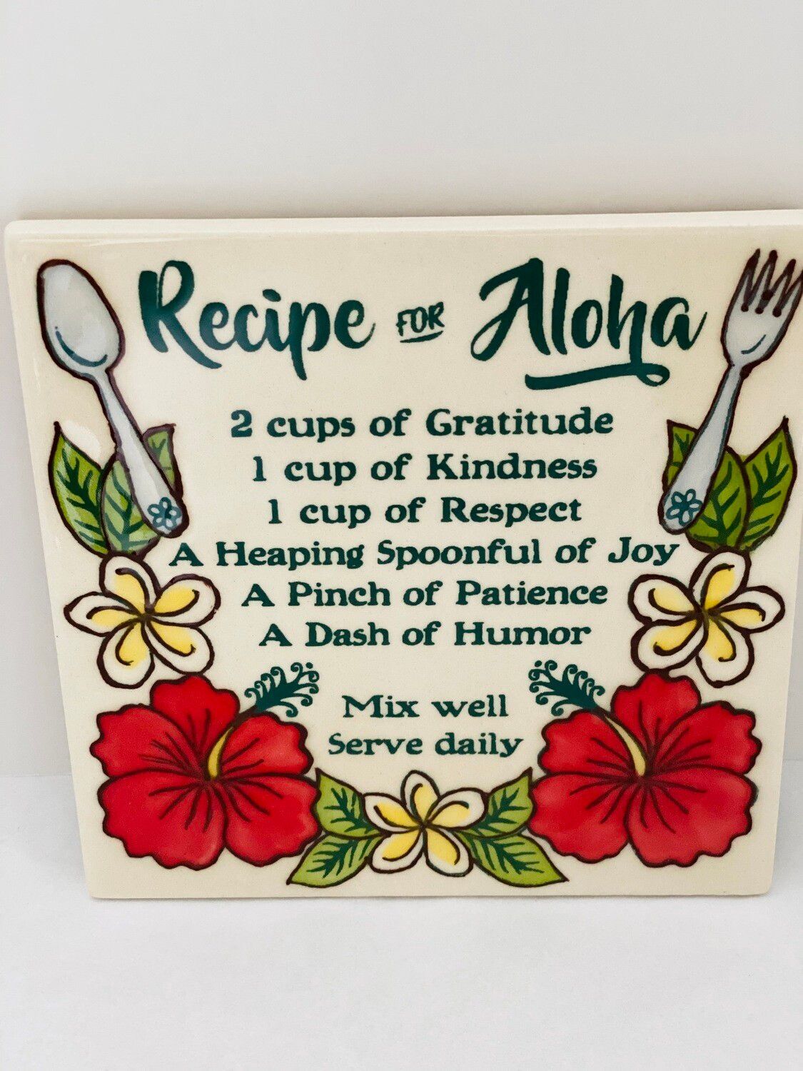 Recipe for Aloha Gift Bowl