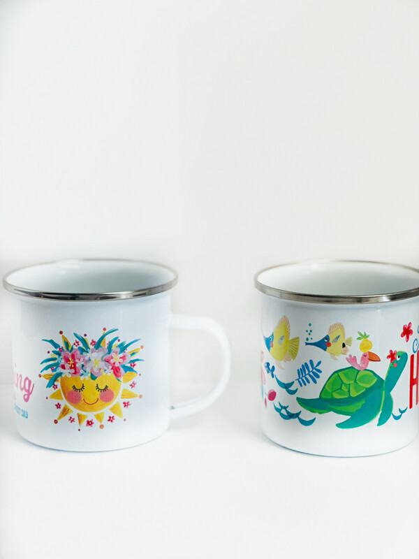 Aloha Tin Mugs