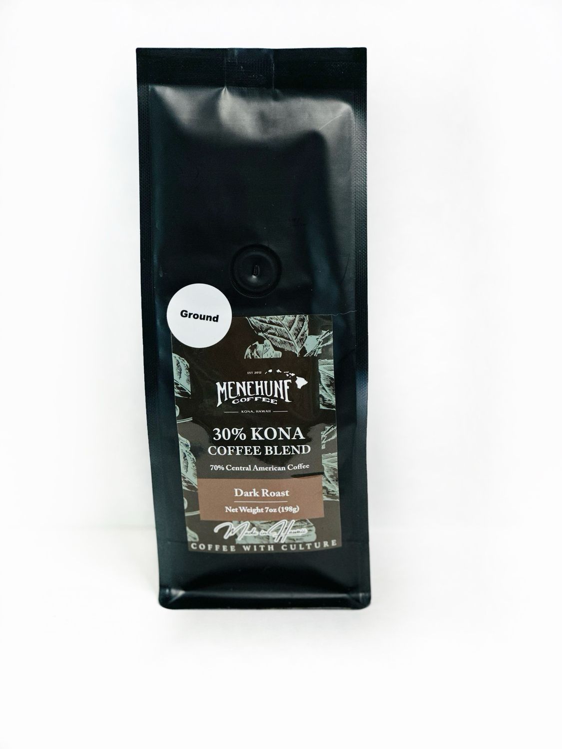 Menehune 30 % Kona Coffee Blend Menehune 30 % Kona Coffee Blend