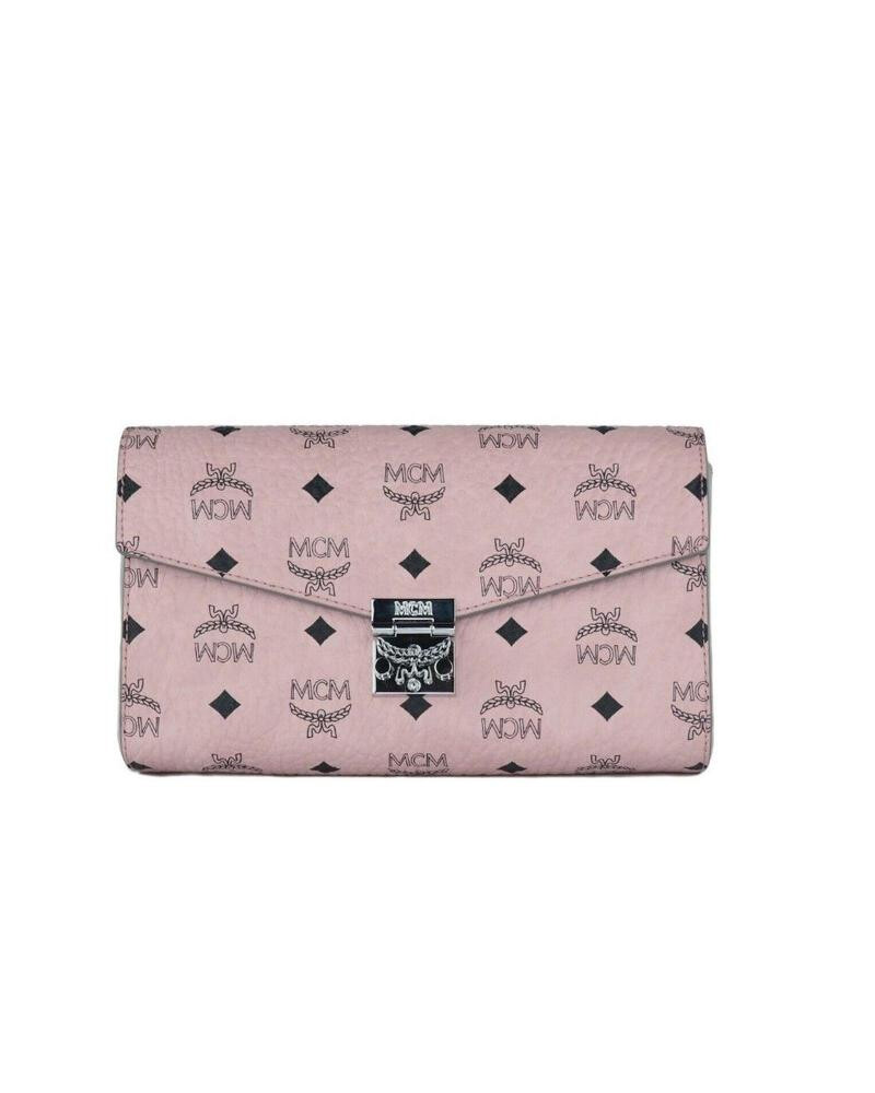 MCM Signature Diamond Logo Clutch Crossbody Bag
