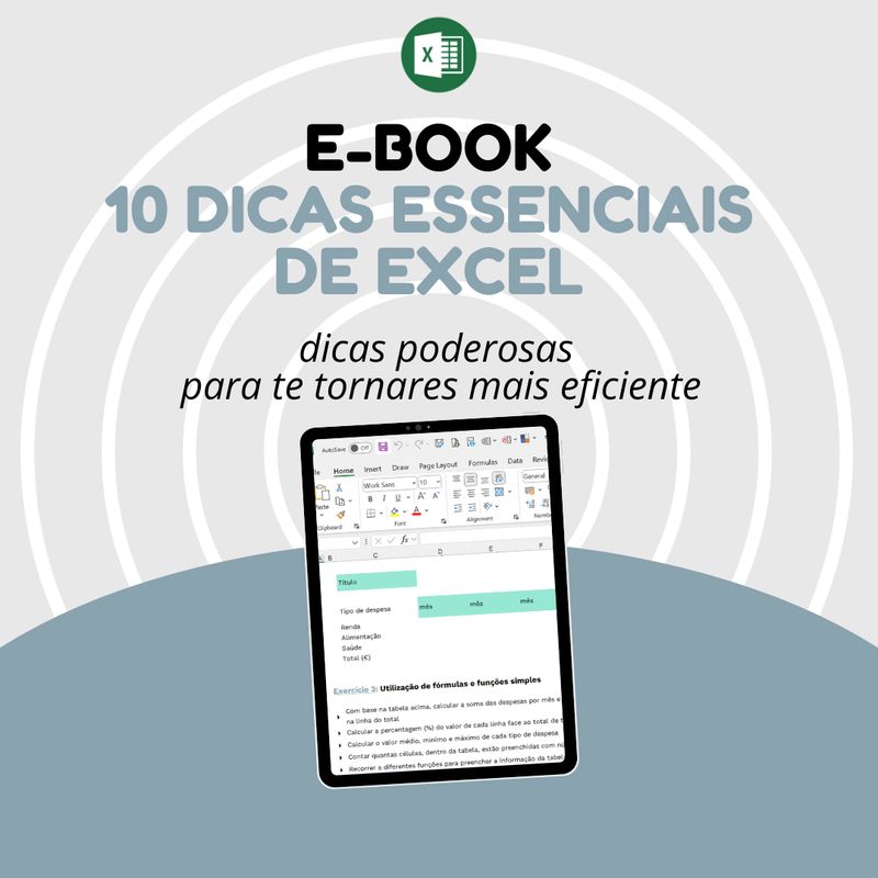 E-Book 10 Dicas Essenciais Excel