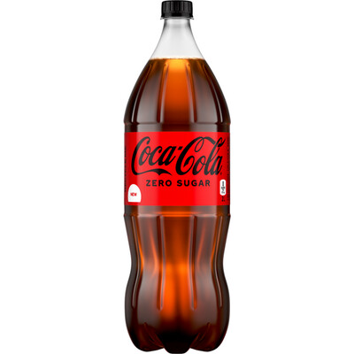 Coca-Cola Zero Sugar Bottles, 2 Liters