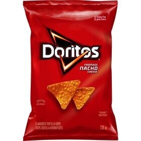 Doritos Nacho Cheese Tortilla Chips 235g