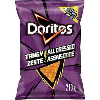 Doritos Tangy All Dressed Tortilla Chips 210g