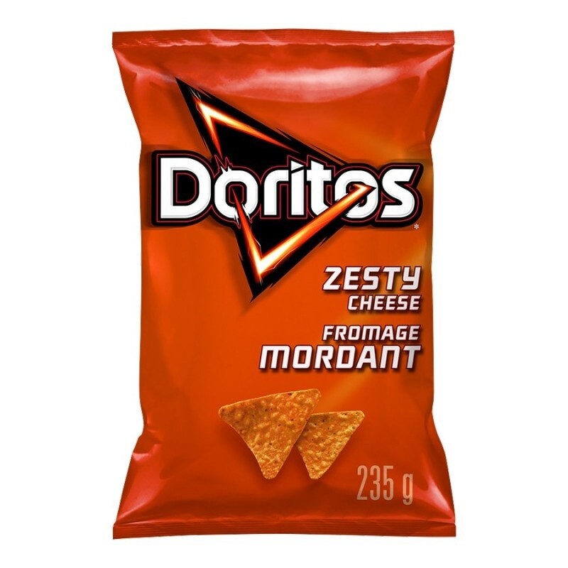 Doritos Zesty Cheese Tortilla Chips 235g