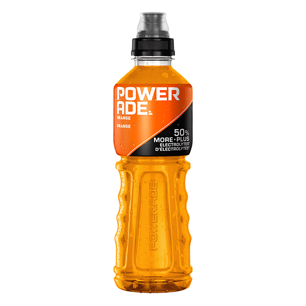 POWERADE Orange Bottles, 591 mL