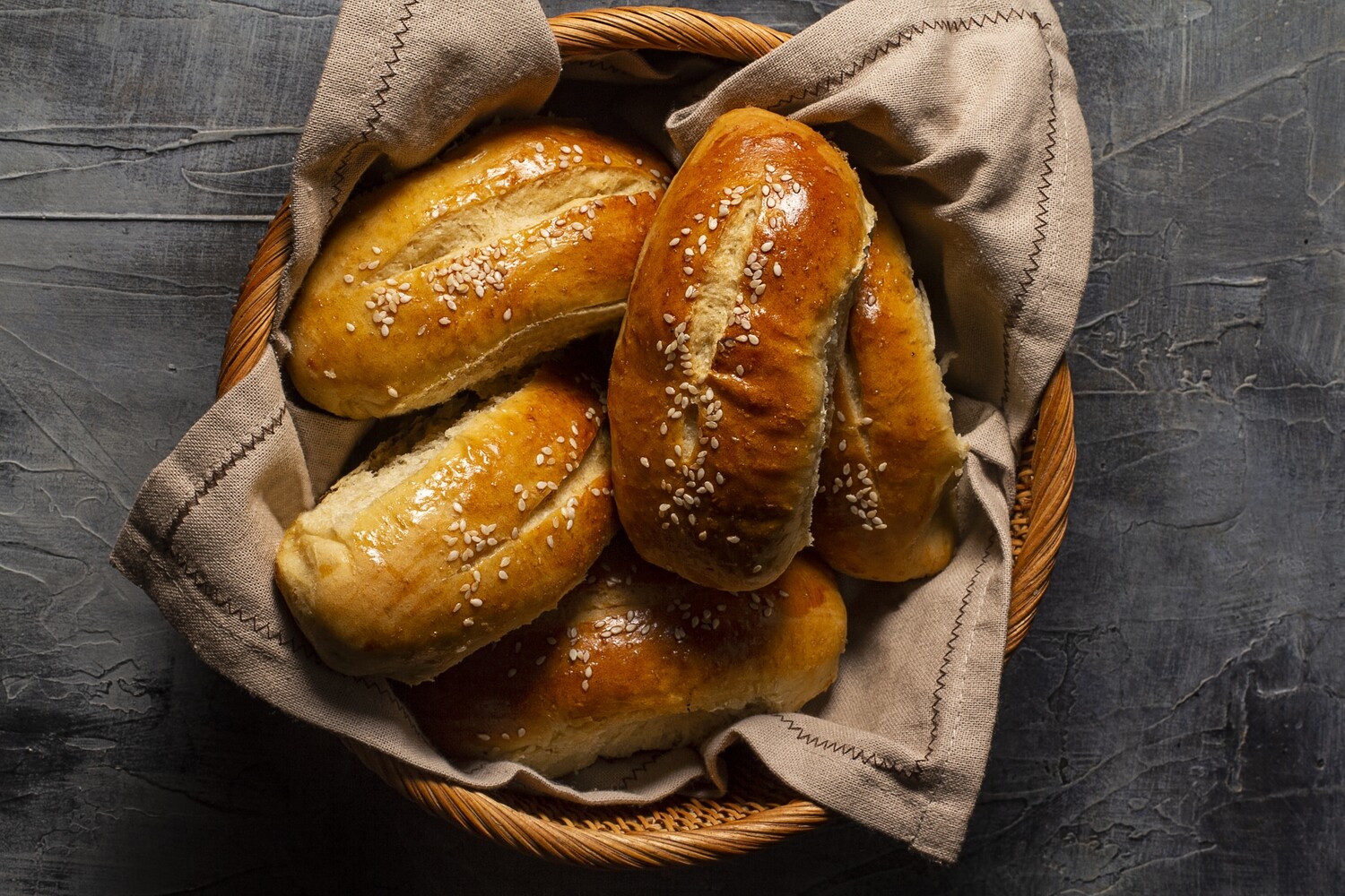 Hot Dog Bun - 80g, Bag of 4