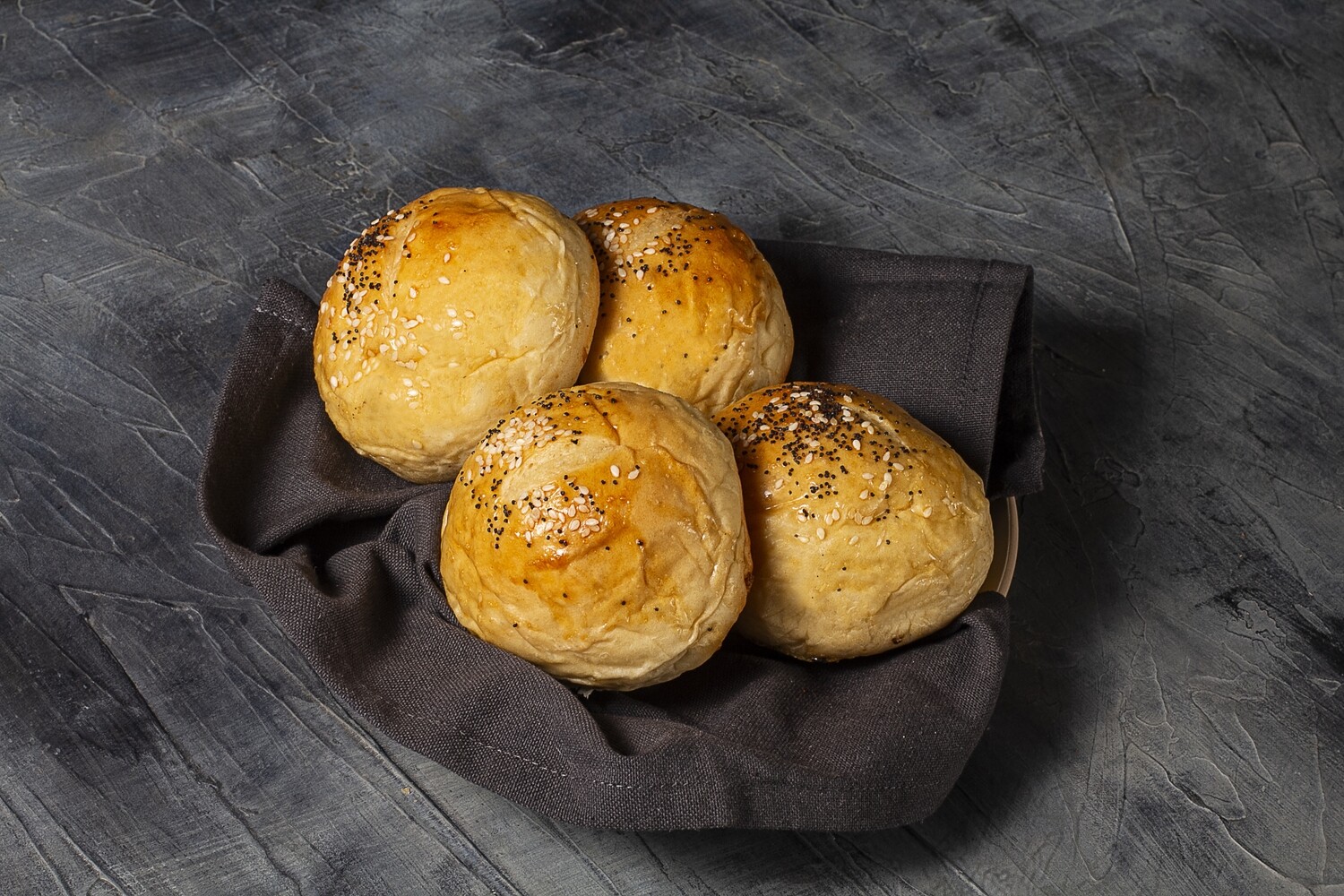 Hamburger Bun - Bag of 4