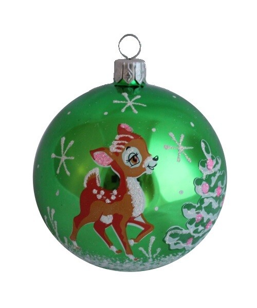Bambi Christmas Ball, Green