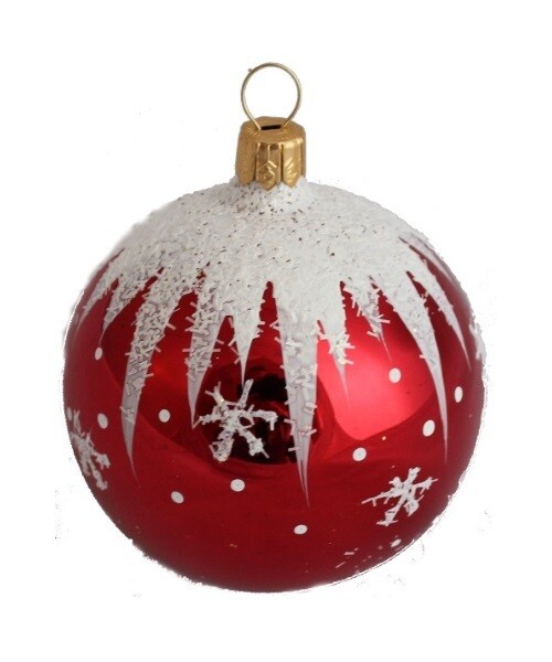 Winter Christmas Ball, Red