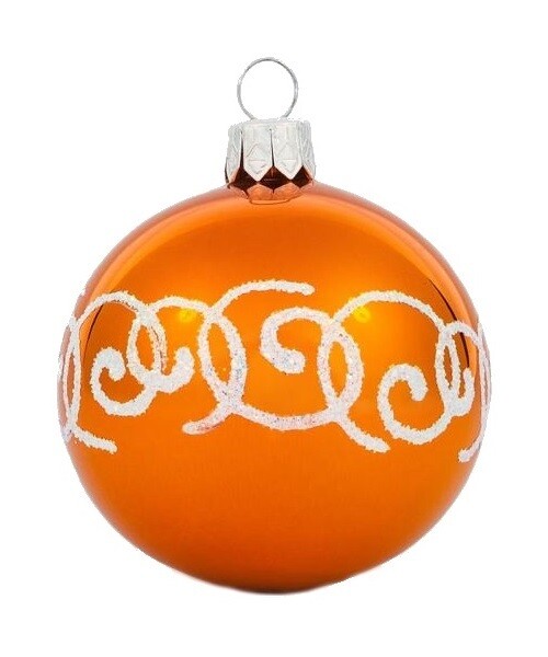 Coral Christmas Ball, Gold