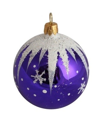 Winter Christmas Ball, Purple