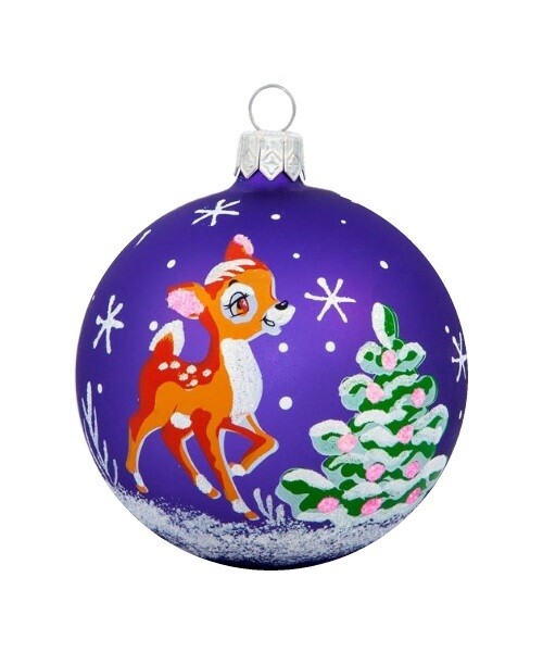 Bambi Christmas Ball, Purple